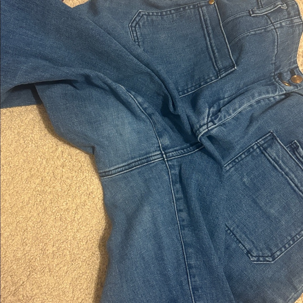 Anthropologie Dark Blue Flare Jeans - Picture 10 of 10